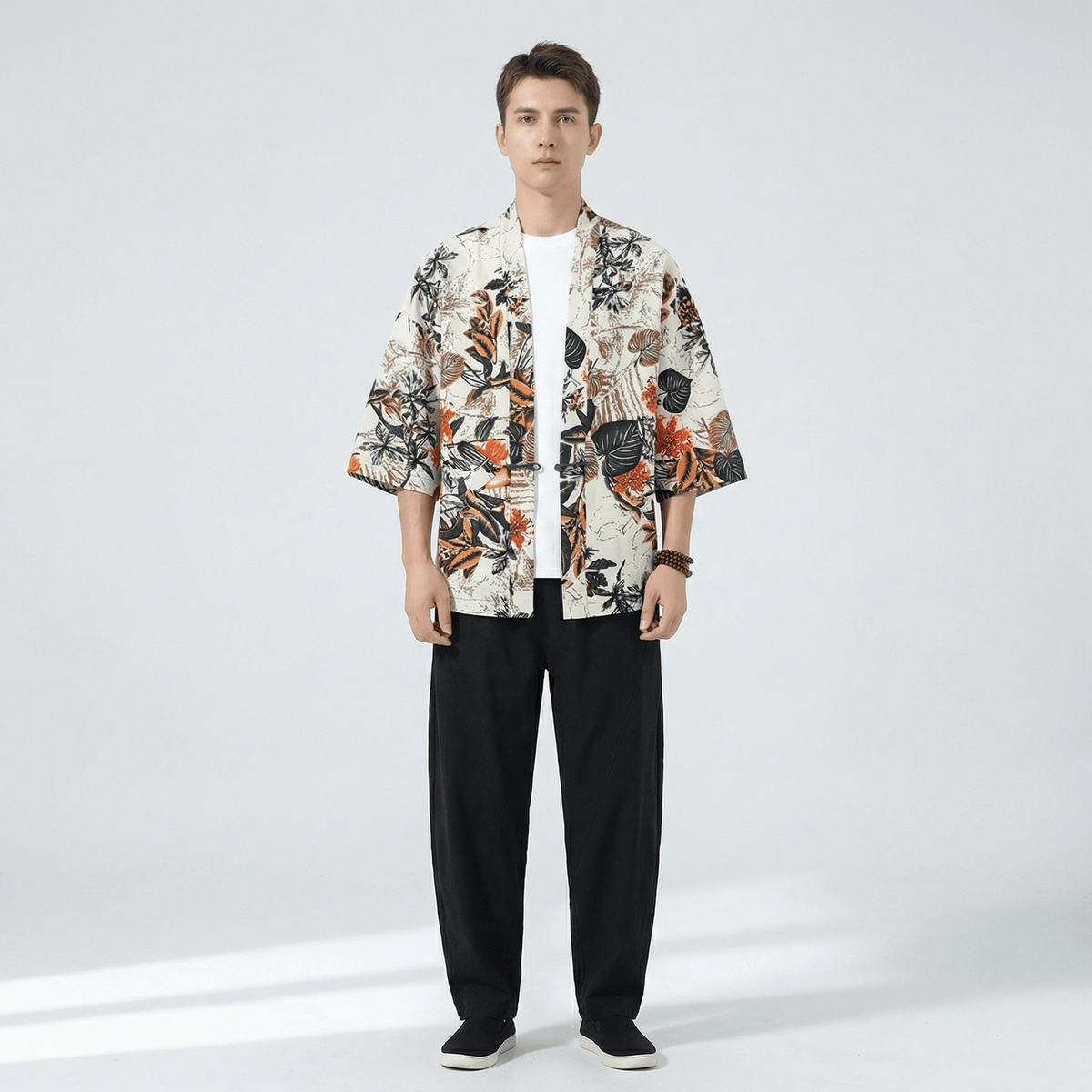 Cardigan Style Kimono Homme