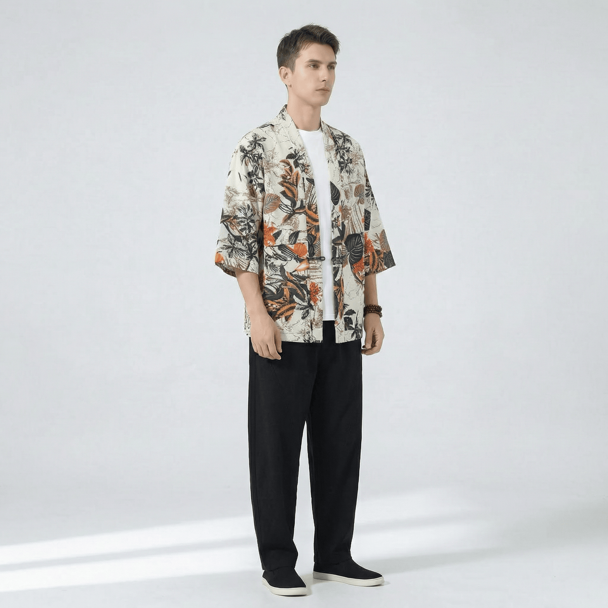 Cardigan Style Kimono Homme