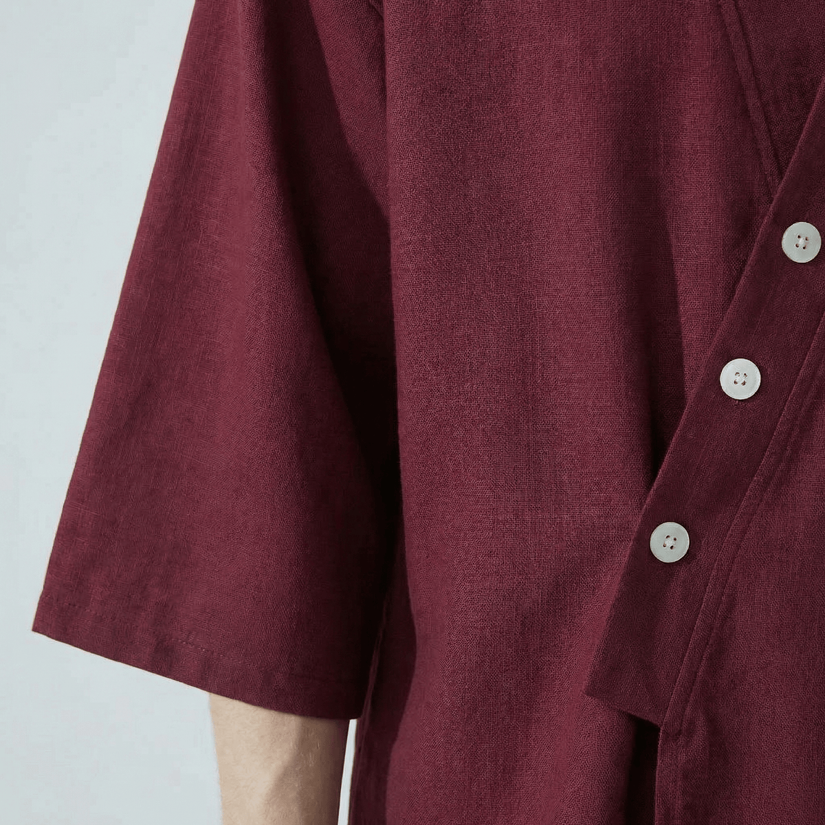 Chemise Col Kimono Homme