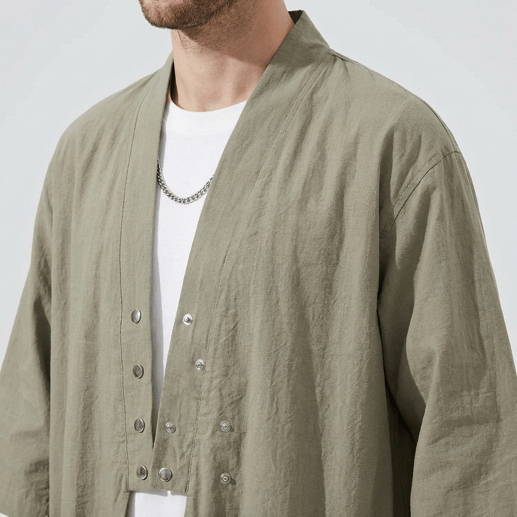 Chemise Kimono Pour Homme
