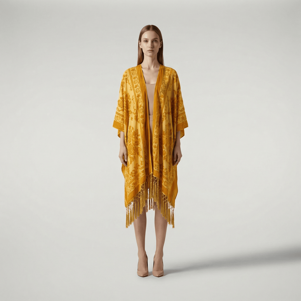 Gilet De Plage Kimono Femme