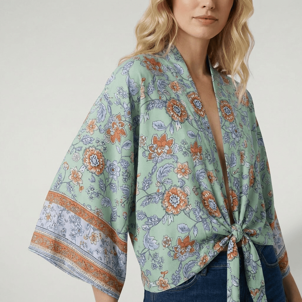 Kimono Court Léger Bohème