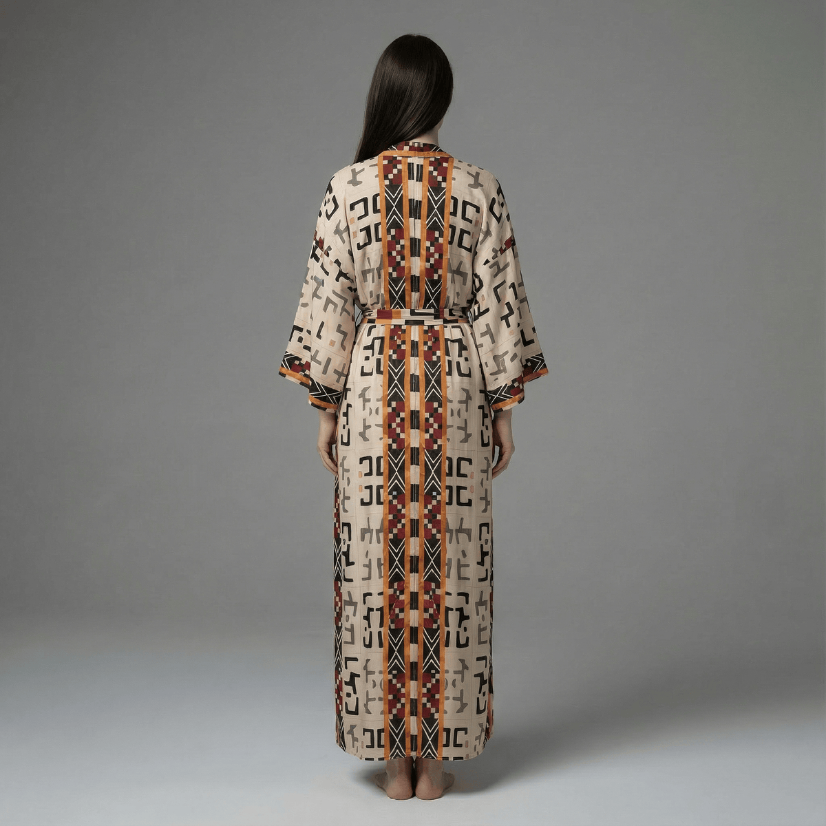 Kimono Imprimé Long Printemps