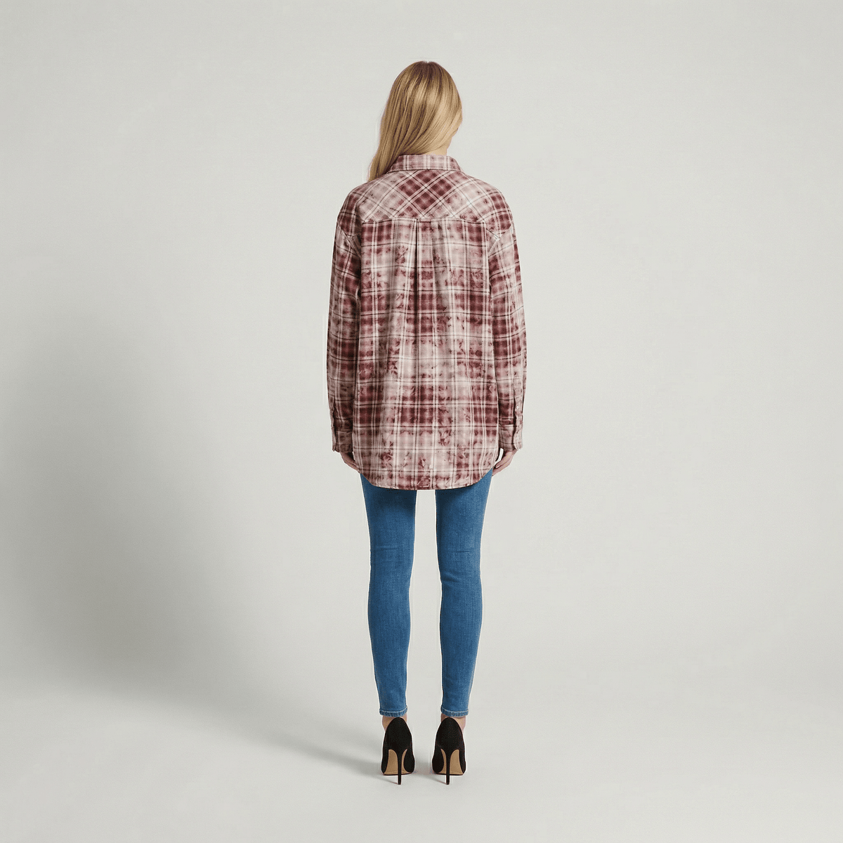Longue Chemise Style Kimono Femme