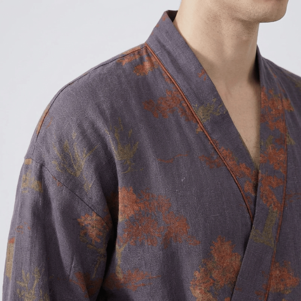 Pyjama Kimono Homme Coton