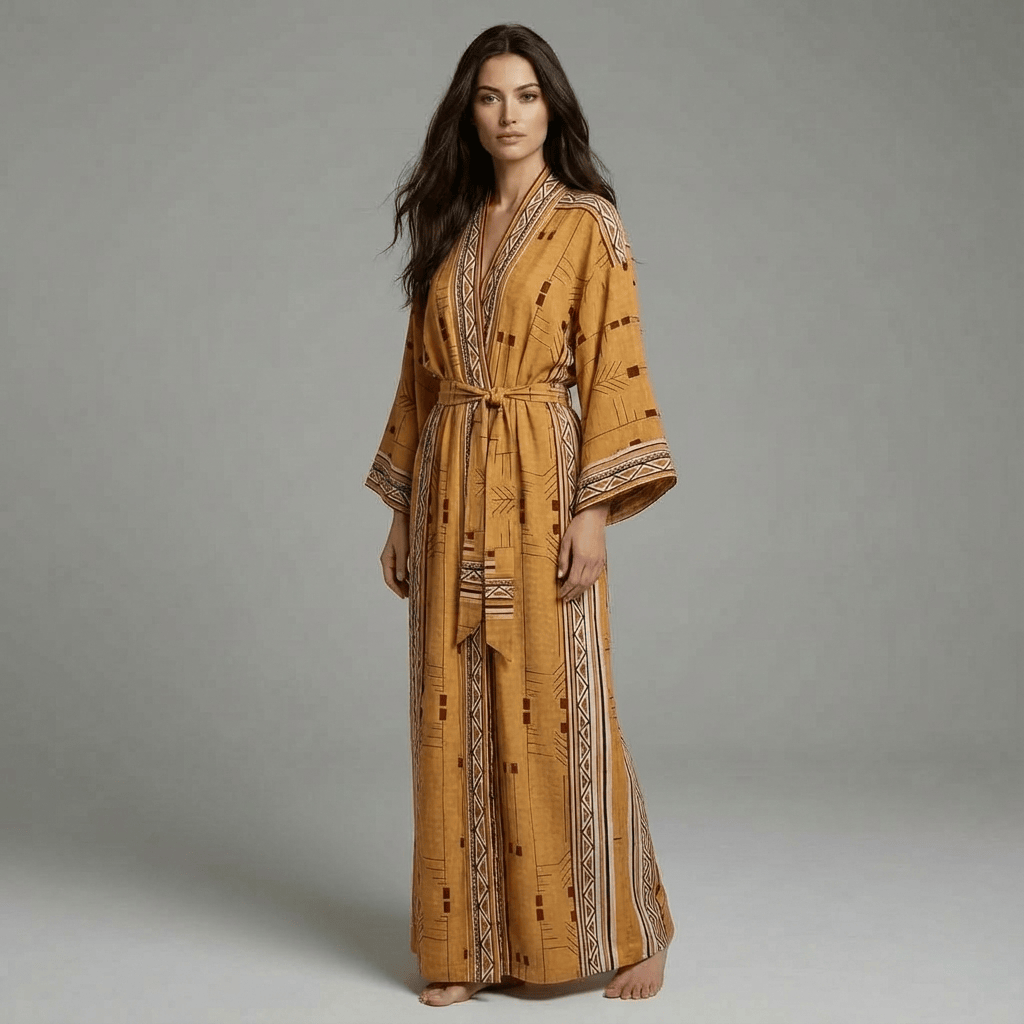 Robe Kimono Manches Longues