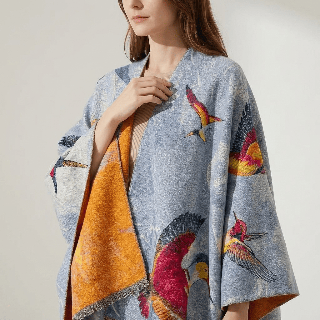 Veste Kimono Court Femme