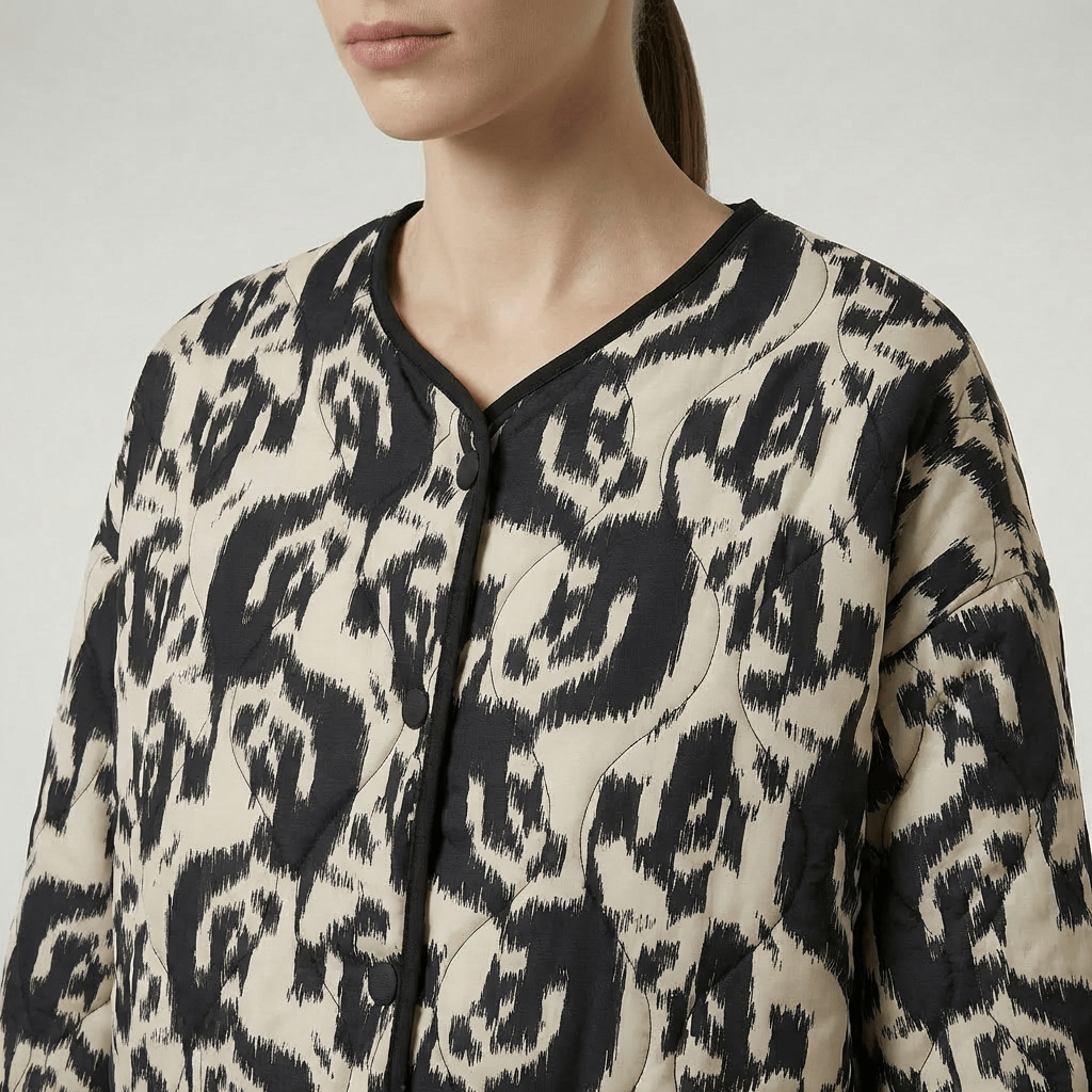 Motif abstrait noir et blanc
